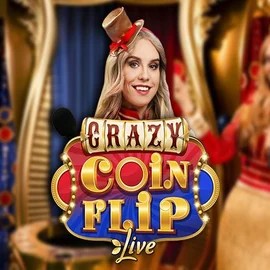 Live Casino logo of Crazy Coin Flip from Evolution at Slotrush Casino