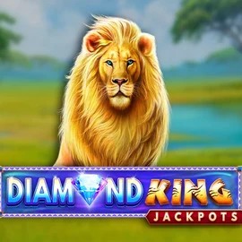 Enjoy Diamond King Jackpots by SpinPlay Games – logo hosted on slotrushapp.com