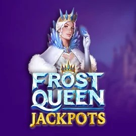 Frost Queen Jackpots by Yggdrasil, showcased at slotrushapp.com – game logo