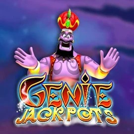 Genie Jackpots by Blueprint Gaming, showcased at slotrushapp.com – game logo