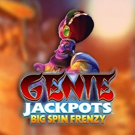 Jackpots logo of Genie Jackpots: Big Spin Frenzy from Blueprint Gaming at Slotrush Casino