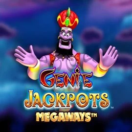 Genie Jackpots Megaways casino game by Blueprint Gaming – featured logo at Slotrush Casino