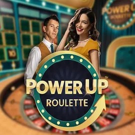 Enjoy PowerUP Roulette by Pragmatic Play – logo hosted on slotrushapp.com