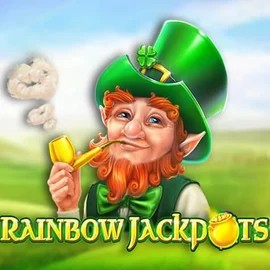 Rainbow Jackpots slot icon by Red Tiger Gaming, available at Slotrush Casino