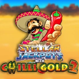 Stellar Jackpots with Chilli Gold x2 logo by Lightning Box Game at Slotrush Casino